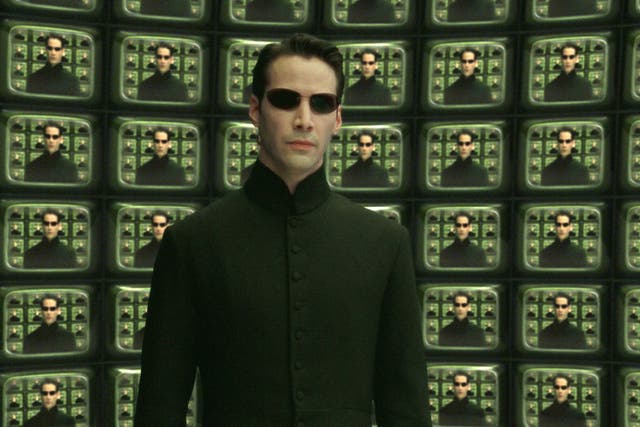 <p>Keanu Reeves in ‘The Matrix Reloaded'</p>