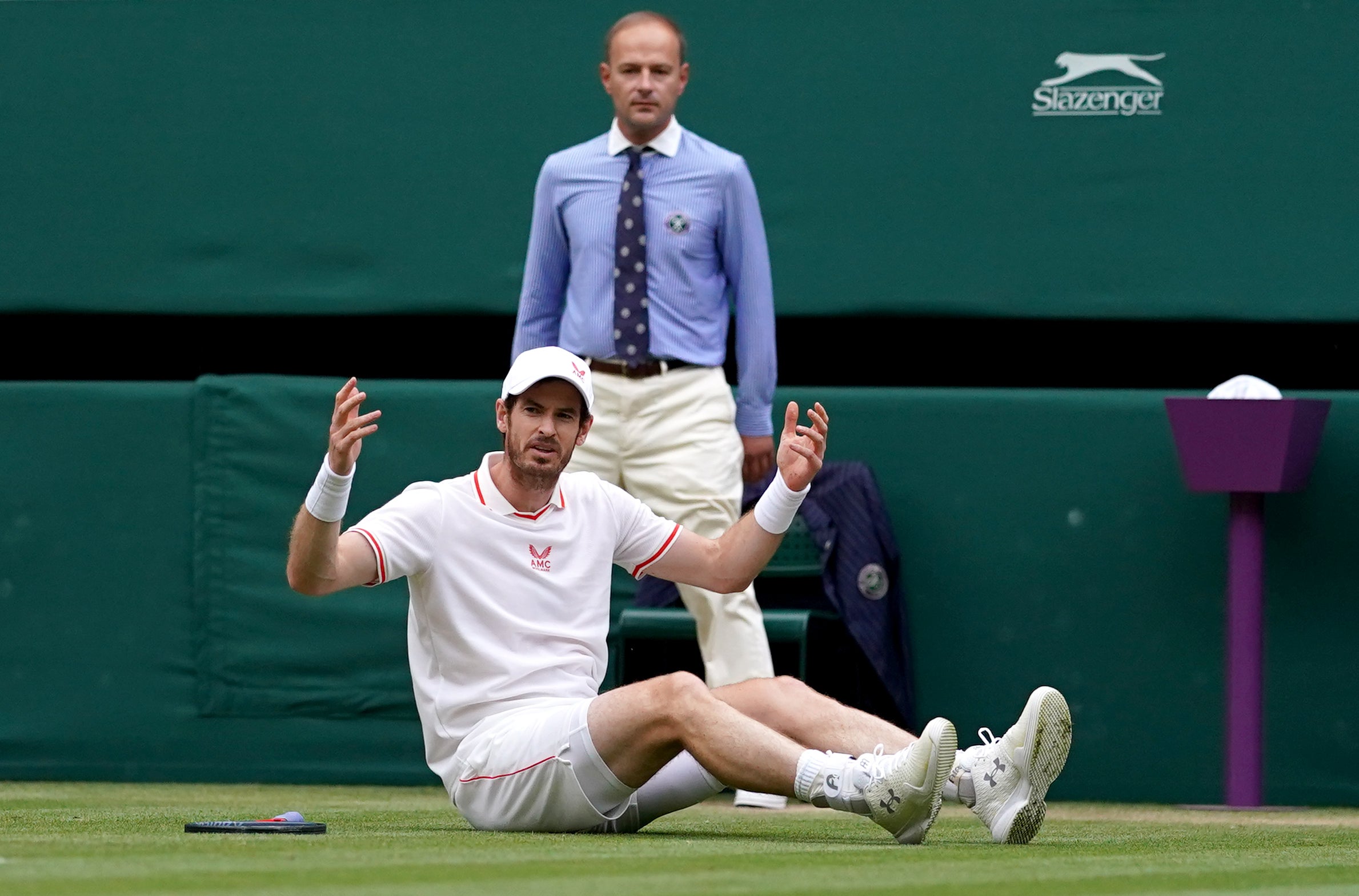 Andy Murray is out of Wimbledon after a third-round loss to Denis Shapovalov