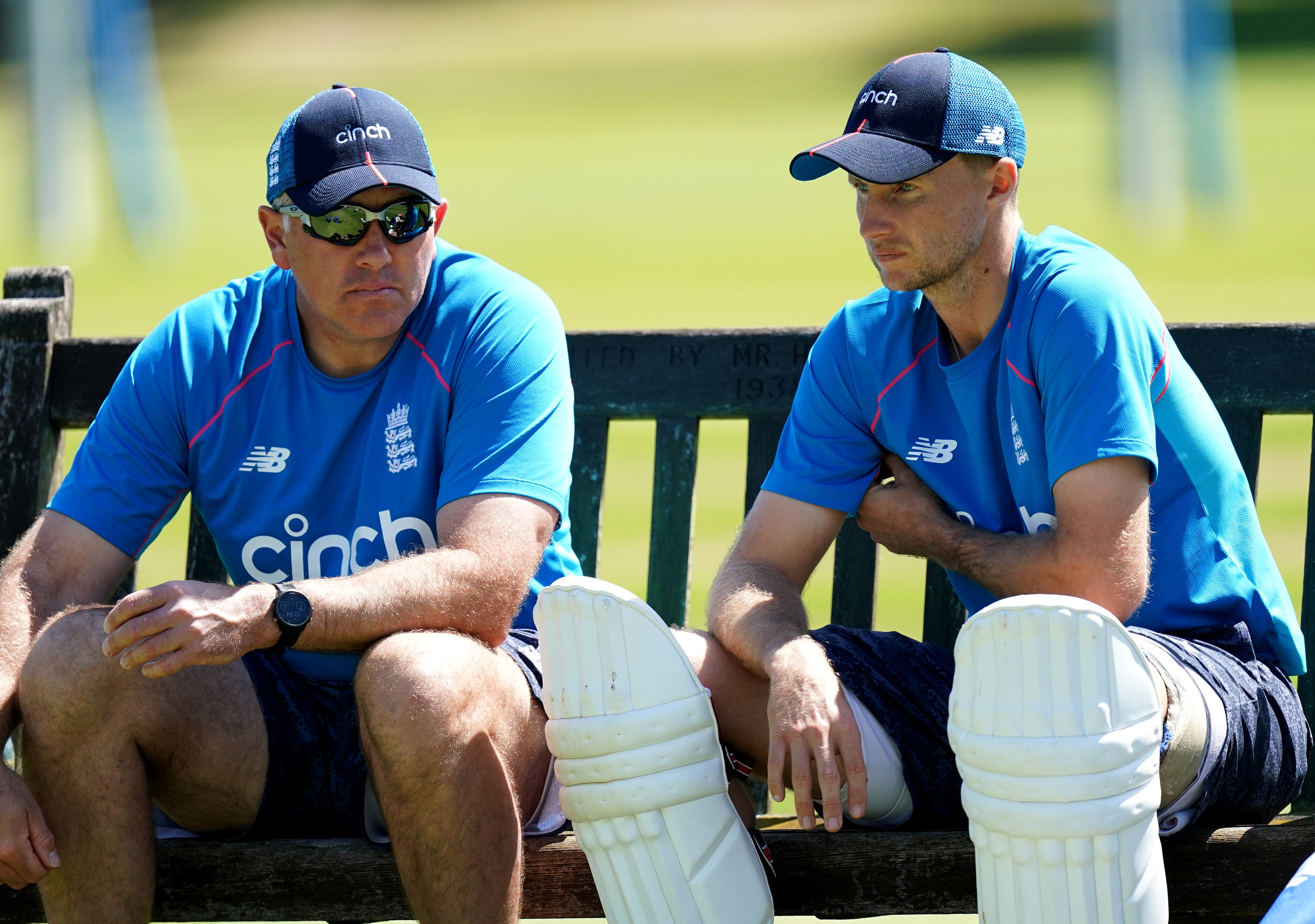 England head coach Chris Silverwood (left) and captain Joe Root have a decision to make over Robinson’s Test return