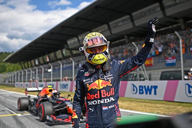 <p>Max Verstappen took pole position in Austria</p>
