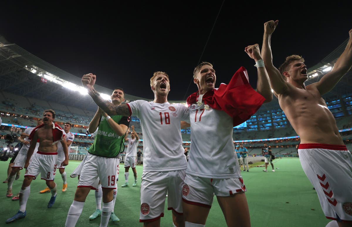 Denmark ‘thinking of Christian Eriksen every day’ as Euro 2020 run continues