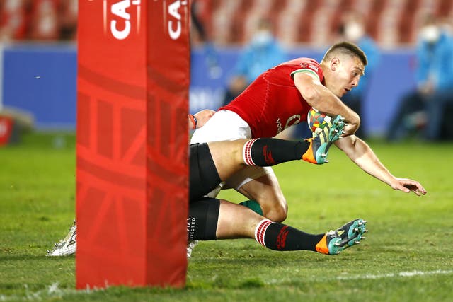 <p>All four of Josh Adams' tries at Ellis Park were scored in the second-half</p>