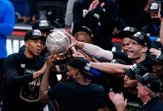 Milwaukee Bucks hold off Atlanta Hawks to clinch third NBA Finals appearance