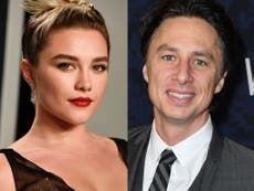 Fans think Florence Pugh and Zach Braff have split as she’s pictured with Will Poulter