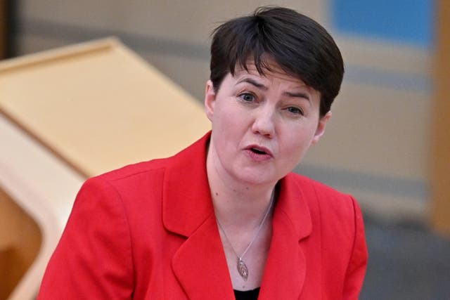<p>Ruth Davidson, former Scottish Tory leader, wants the aid cut restored</p>