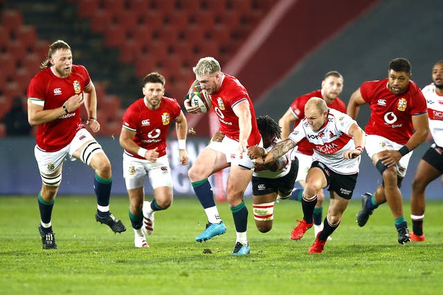 The Lions went on the rampage in their tour opener in Johannesburg