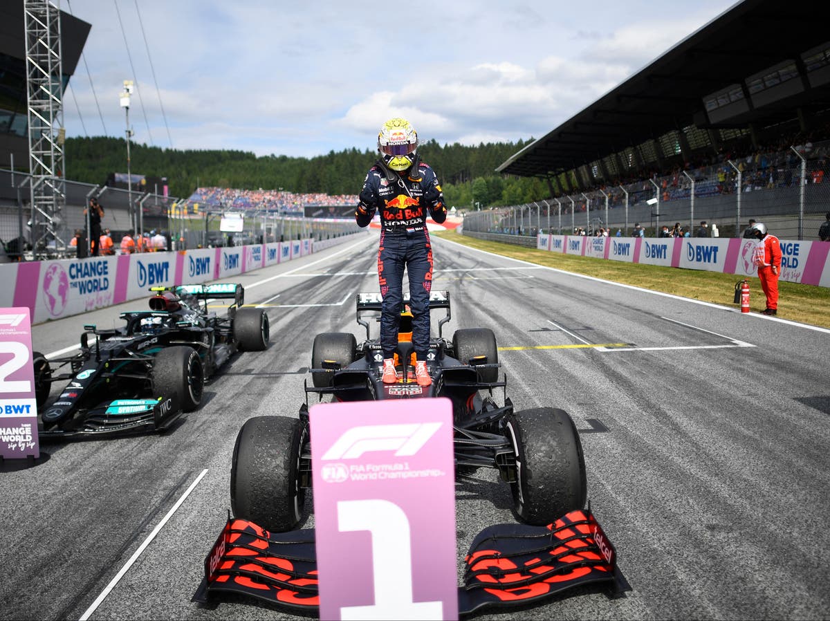 F1 Austrian Grand Prix result Max Verstappen wins backtoback races