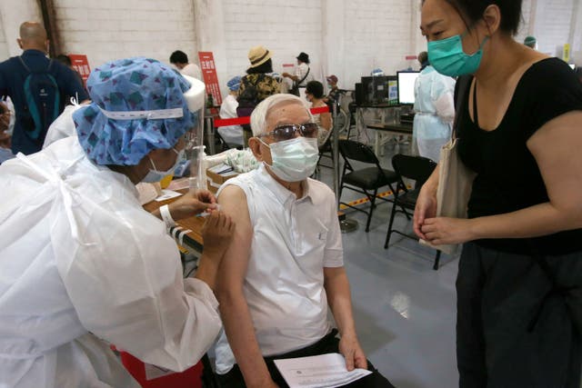 Virus Outbreak Taiwan Vaccines