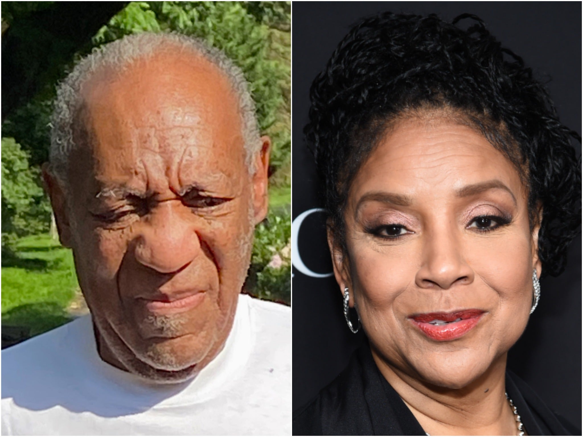 <p>Bill Cosby and Phylicia Rashad</p>