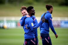 England vs Denmark: Bukayo Saka back from injury ahead of Euro 2020 semi-final