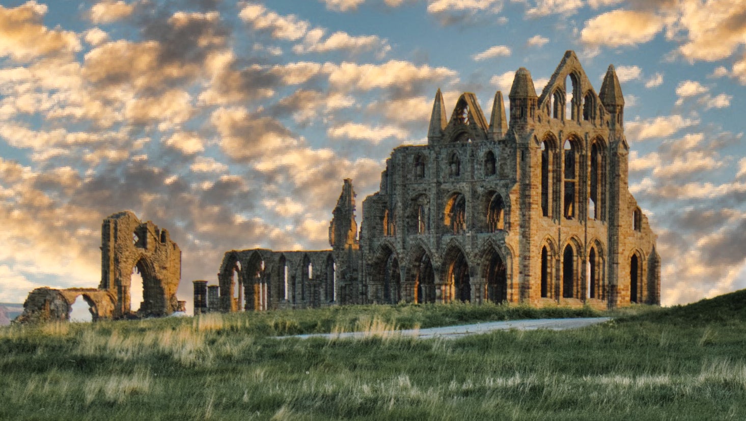 Whitby Abbey, which inspired Bram Stoker’s Dracula