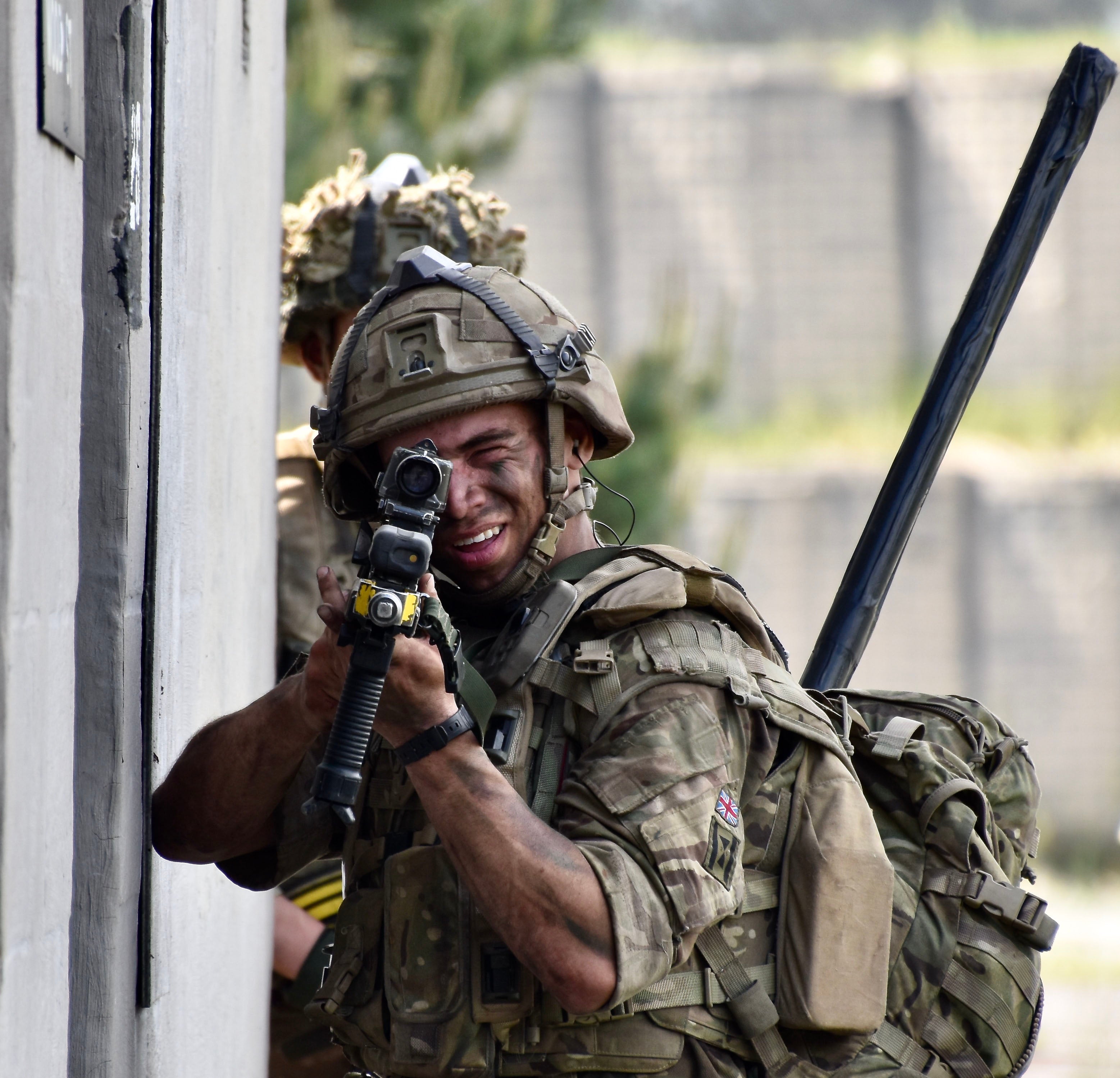 Soldiers from the Royal Tank Regiment (RTR BG) preparing for a deployment to Estonia at the British Army’s Sennelager Training Centre in northern Germany.