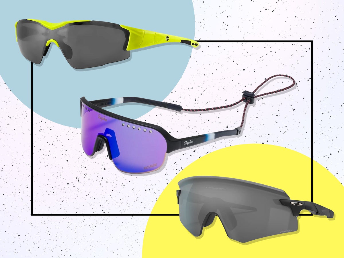POC Cycling Biker Glasses Sunglasses UV400 Cycling Glasses W/ 3pc Replace Lens