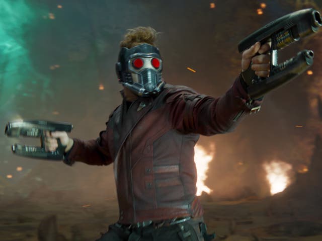<p>Chris Pratt in ‘Guardians of the Galaxy, vol 2'</p>