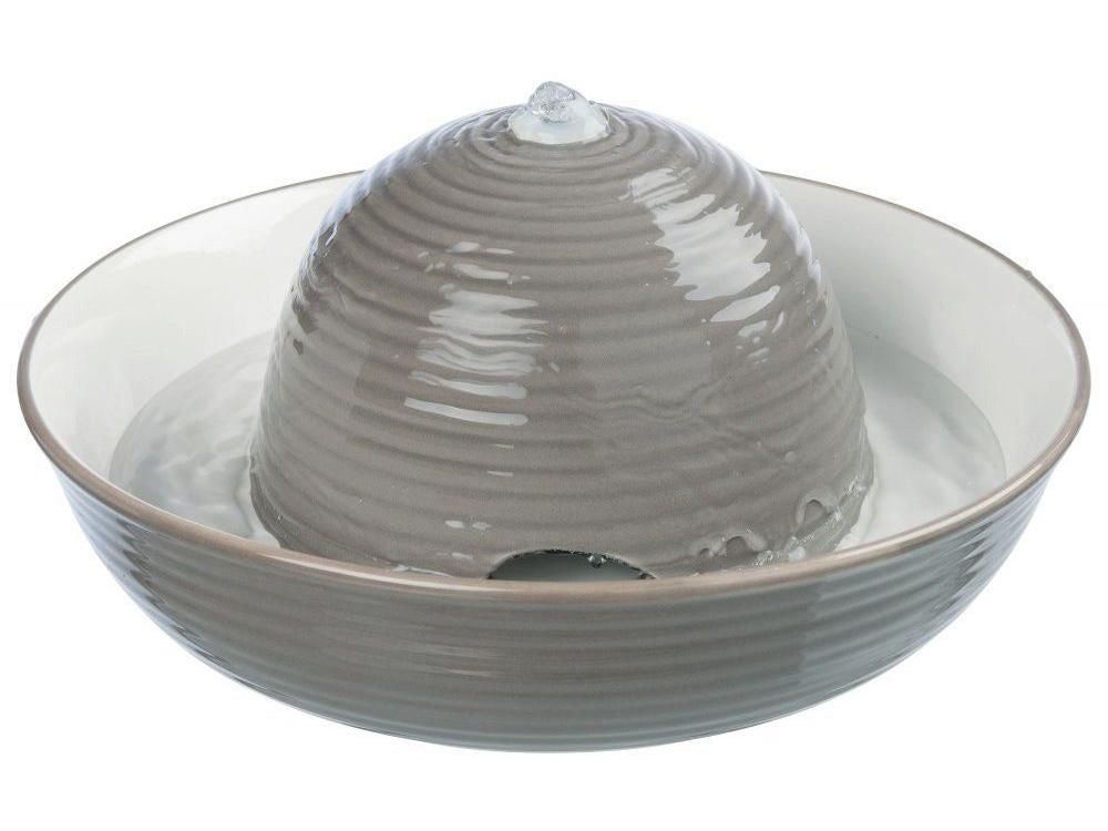 cat drinking fountain ceramic