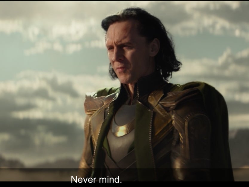 This is what Loki actually says after escaping the 2012 timeline