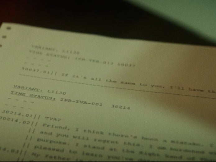 The TVA document mentioning Thanos in the ‘Loki’ end credits
