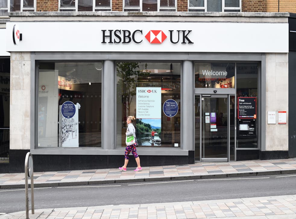 An HSBC UK branch