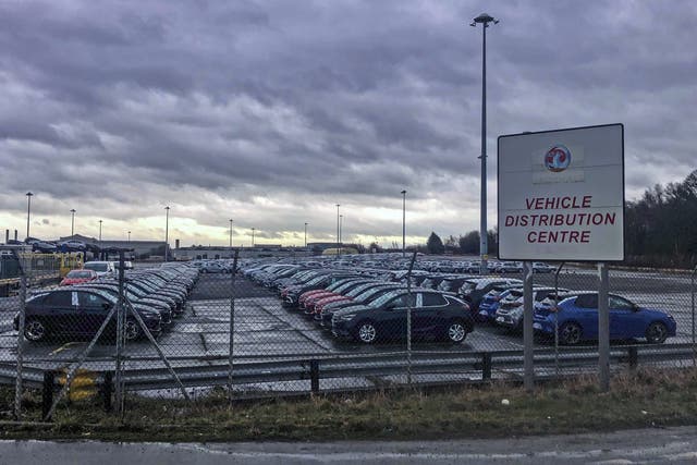 Vauxhall's car plant in Ellesmere Port