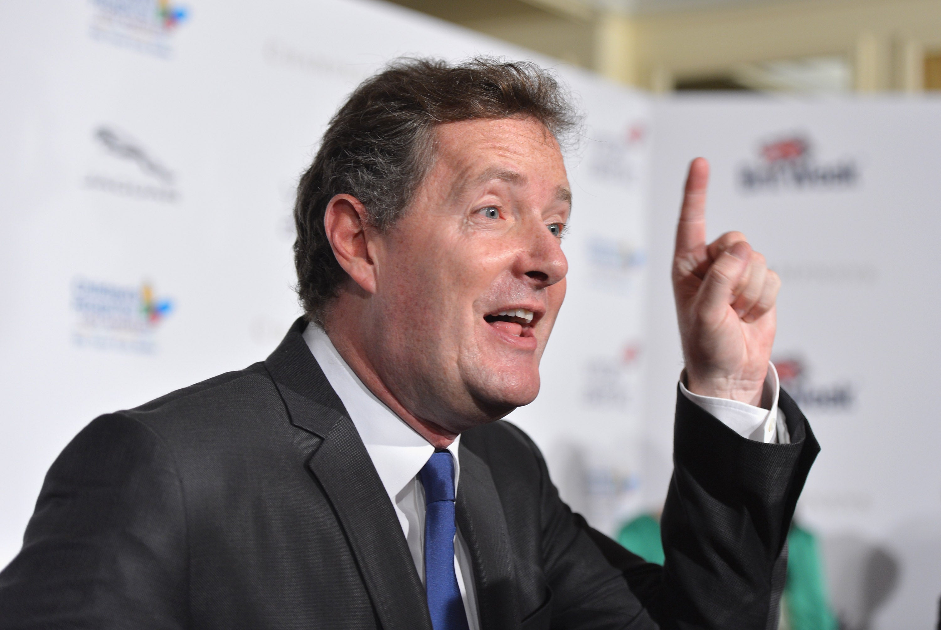 Piers Morgan couldn’t resist belittling Naomi Osaka even as she lit the