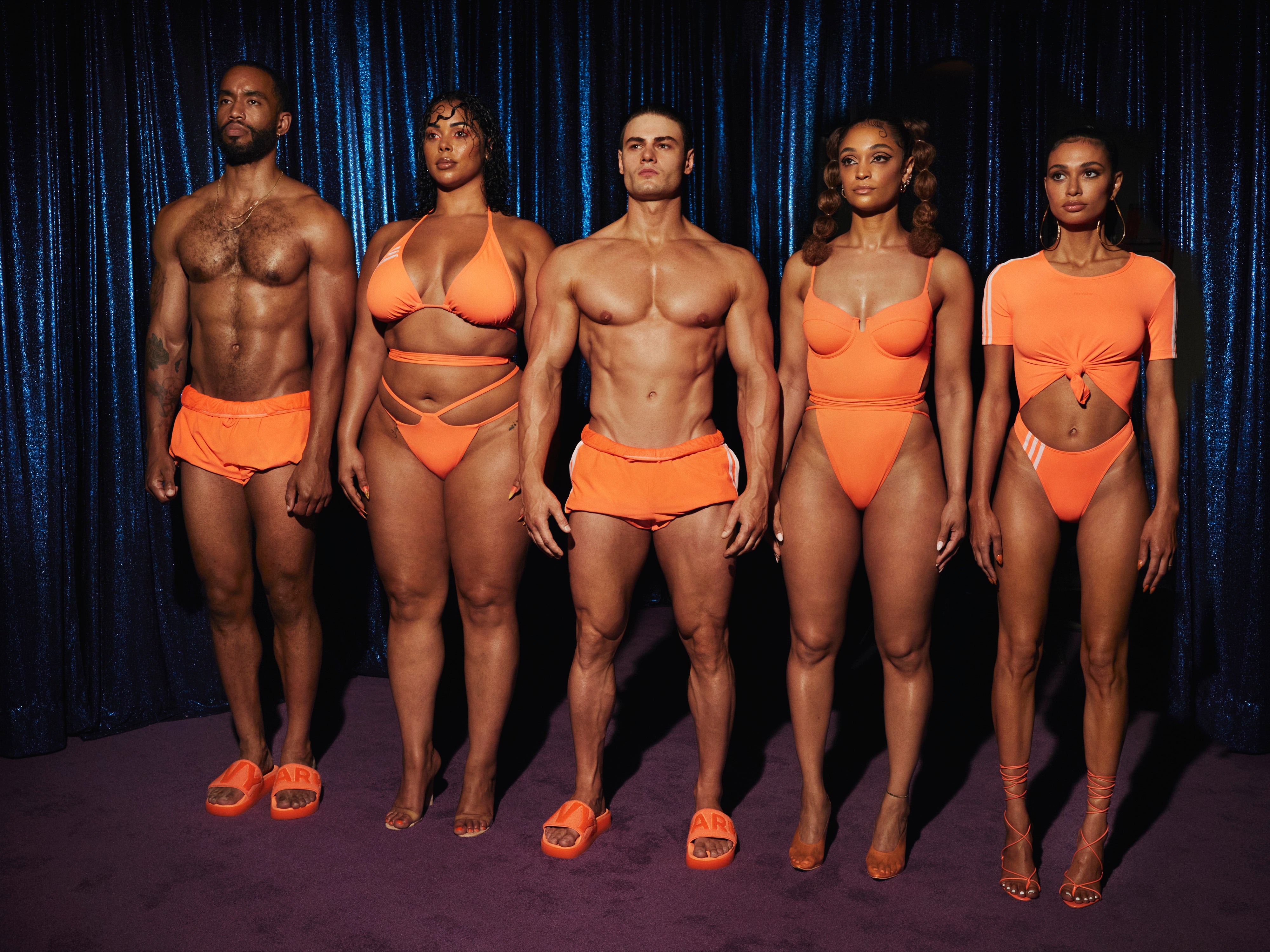 <p>The new adidas x Ivy Park inclusive swimwear collection</p>