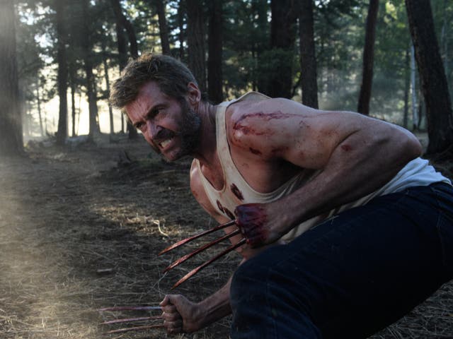 <p>Hugh Jackman as Wolverine in ‘Logan'</p>