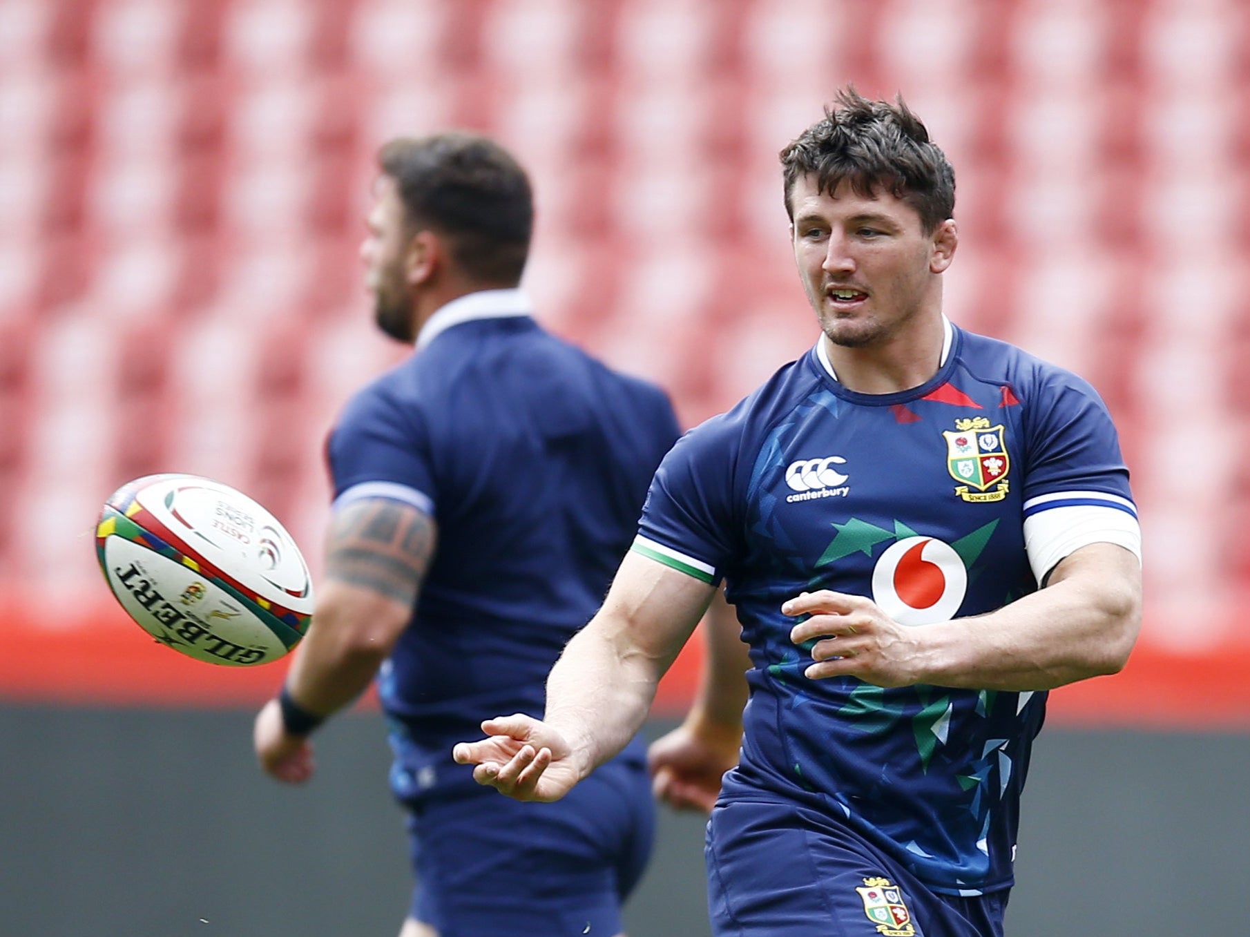 Tom Curry is embracing the competition for back row places in the Lions squad