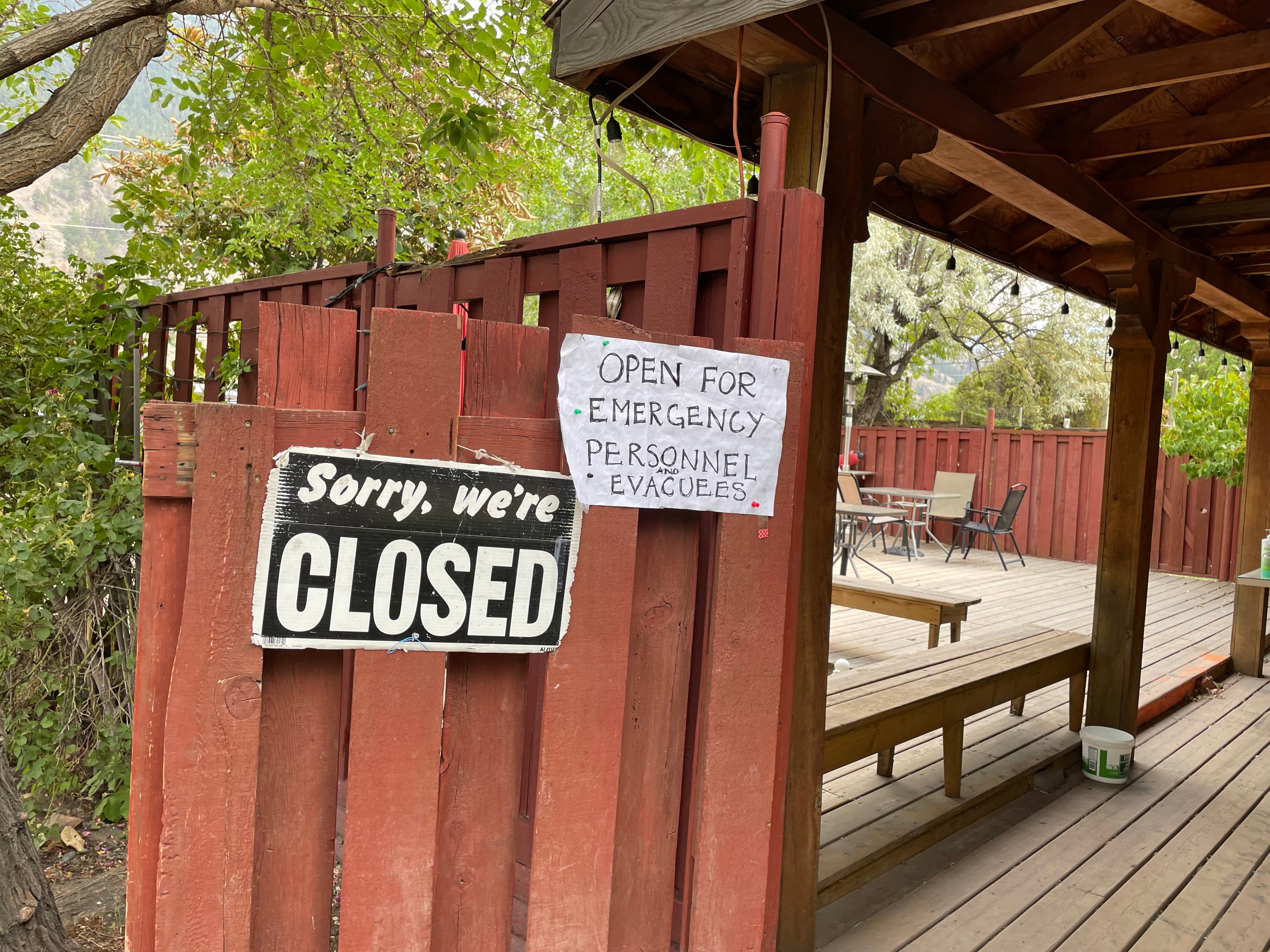 The Packing House closed to the public in order to feed first responders.