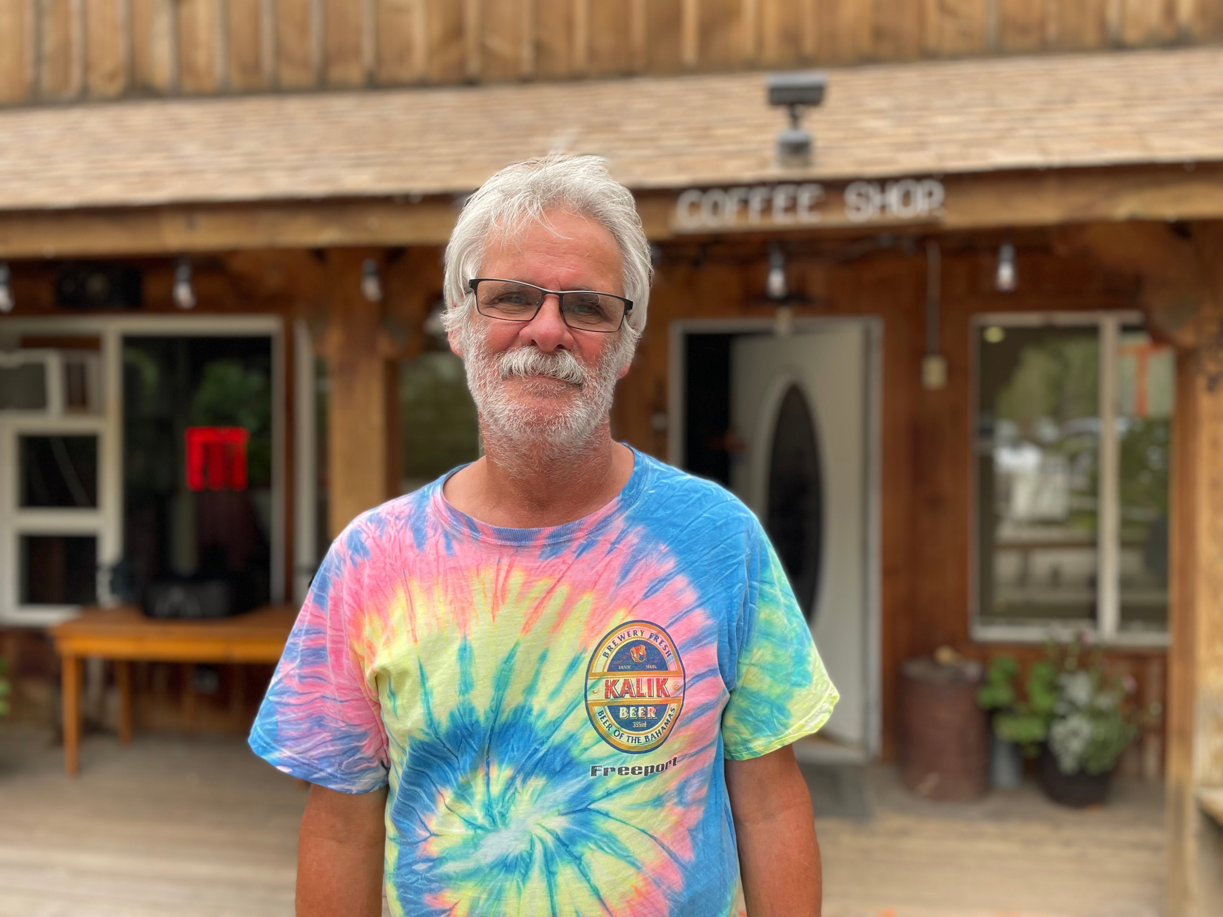 The Packing House cafe owner Steve Rice, who has fed first responders nearly round-the-clock as British Columbia is wracked by wildfires.