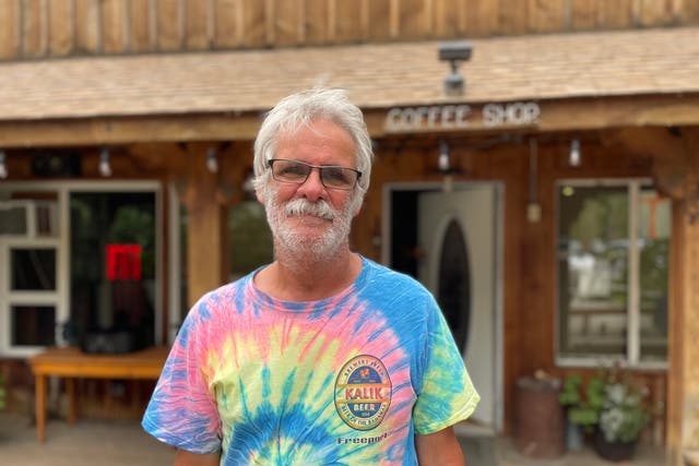 <p>The Packing House cafe owner Steve Rice, who has fed first responders nearly round-the-clock as British Columbia is wracked by wildfires.</p>