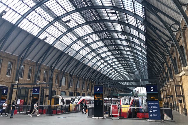 <p>Going places? King’s Cross station in London, the terminus for the East Coast main line</p>
