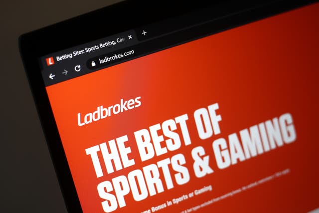 The Ladbrokes homepage