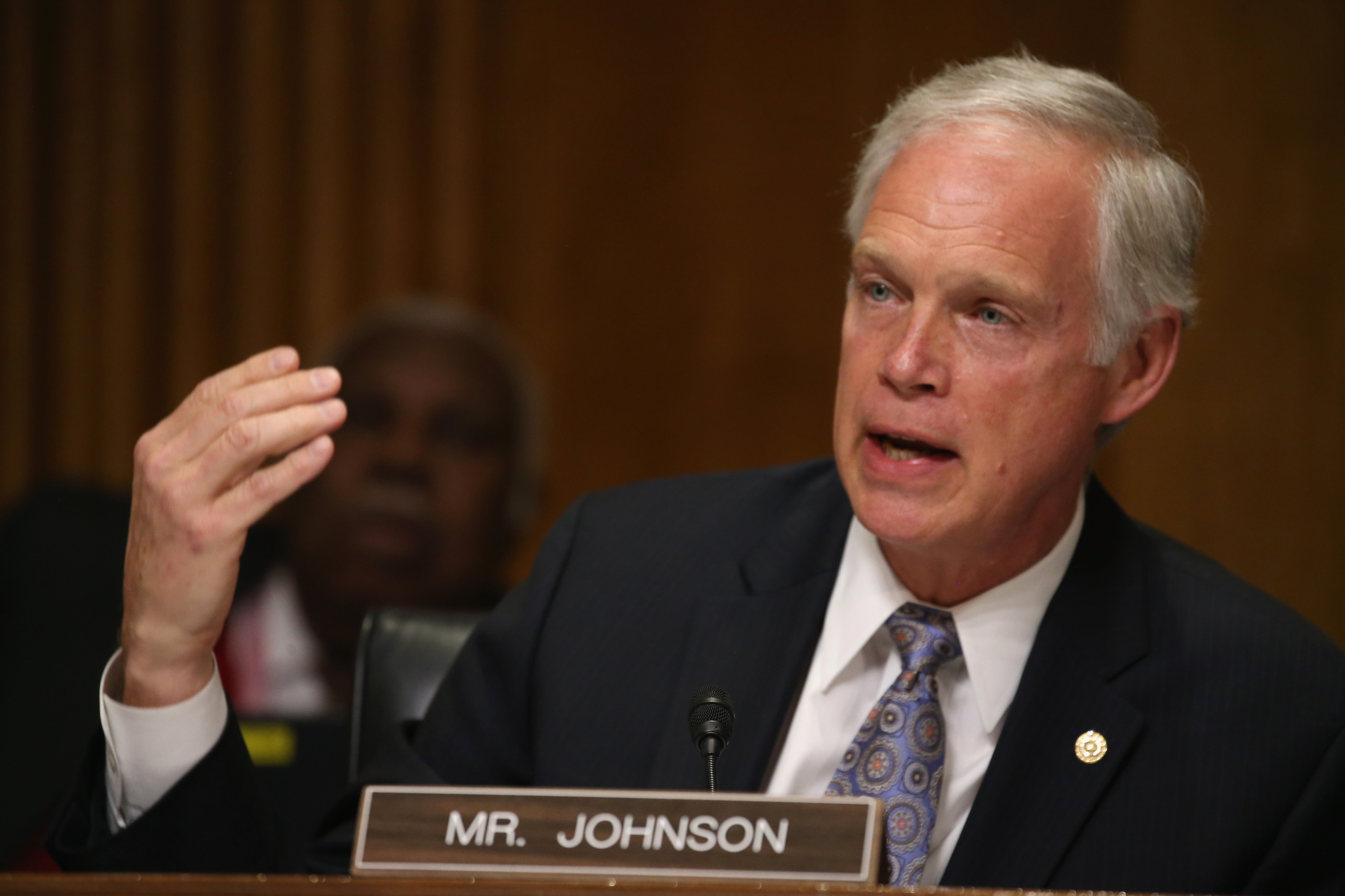 File Image: Senator Ron Johnson participates in a committee hearing on Capitol Hill, 10 March 2015 in Washington, DC