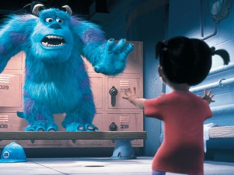 <p>Boo and Sulley in 'Monsters, Inc’</p>