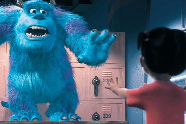 <p>Sulley and Boo in ‘Monsters, Inc'</p>