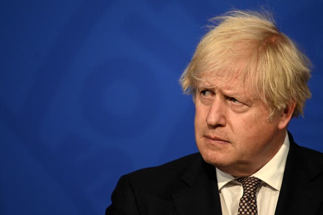 <p>Boris Johnson gives an update on relaxing restrictions </p>