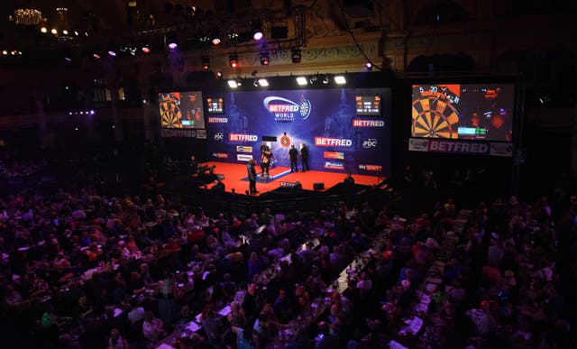 The Winter Gardens will be laid out as they were in 2019 for the Betfred World Matchplay from July 19 onwards