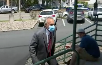 <p>Dr Albert Hazzouri Jr was arraigned in late June on charges of indecent assault and harassment</p>