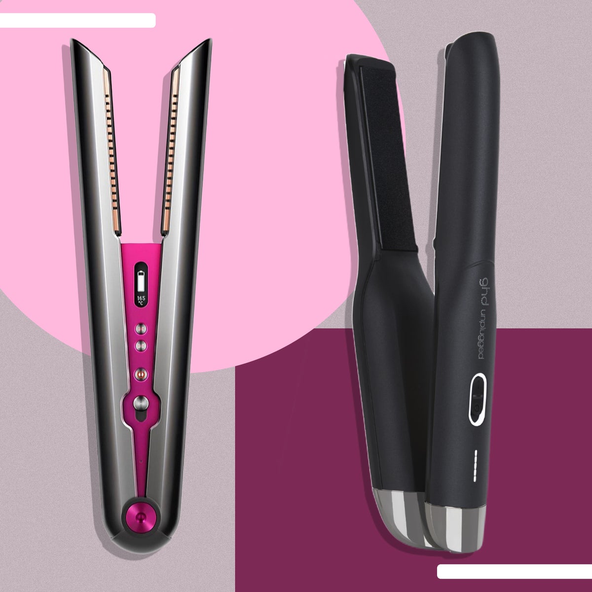 ghd unplugged vs Dyson corrale: Which cordless hair straightener