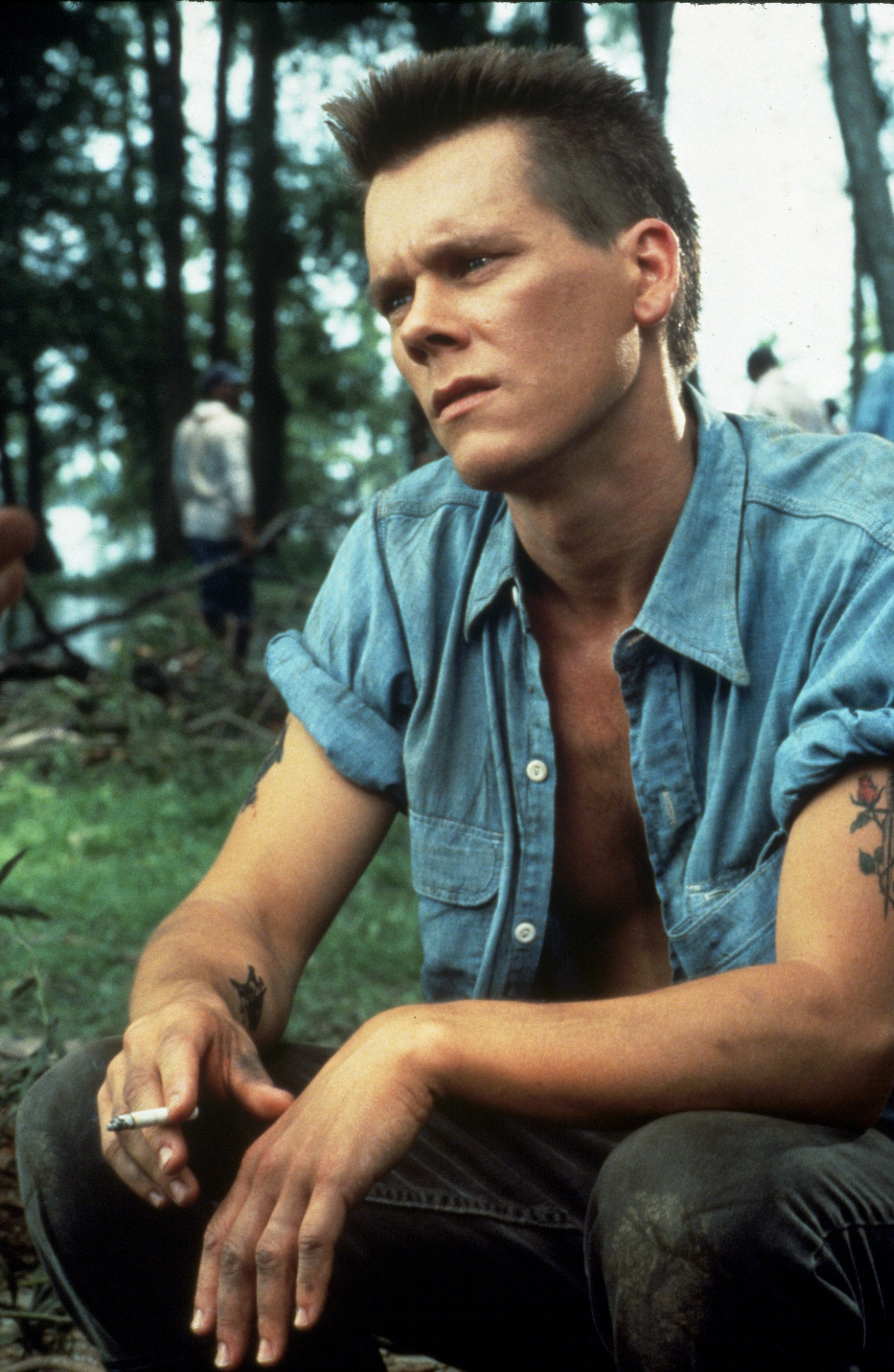 Kevin Bacon is louche and outrageous as rent boy Willie O’Keefe in the film