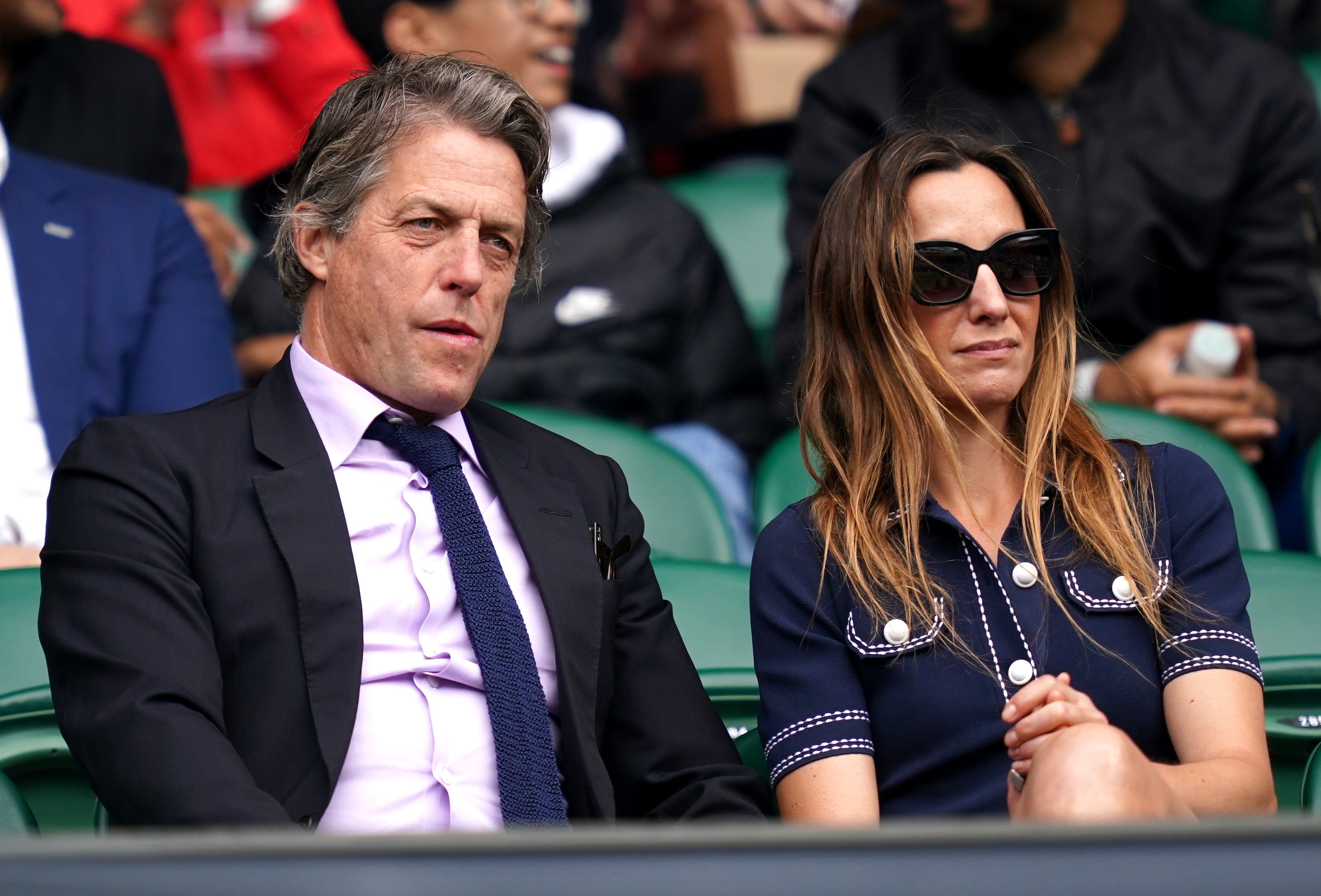 Actor Hugh Grant and Anna Elisabet Eberstein