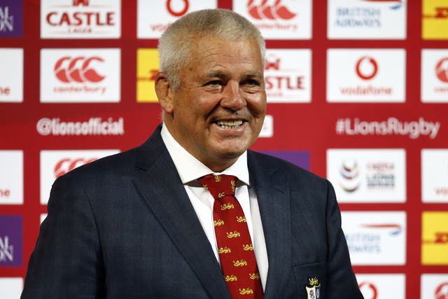 <p>Warren Gatland is convinced the Lions' Test series against South Africa will take place</p>