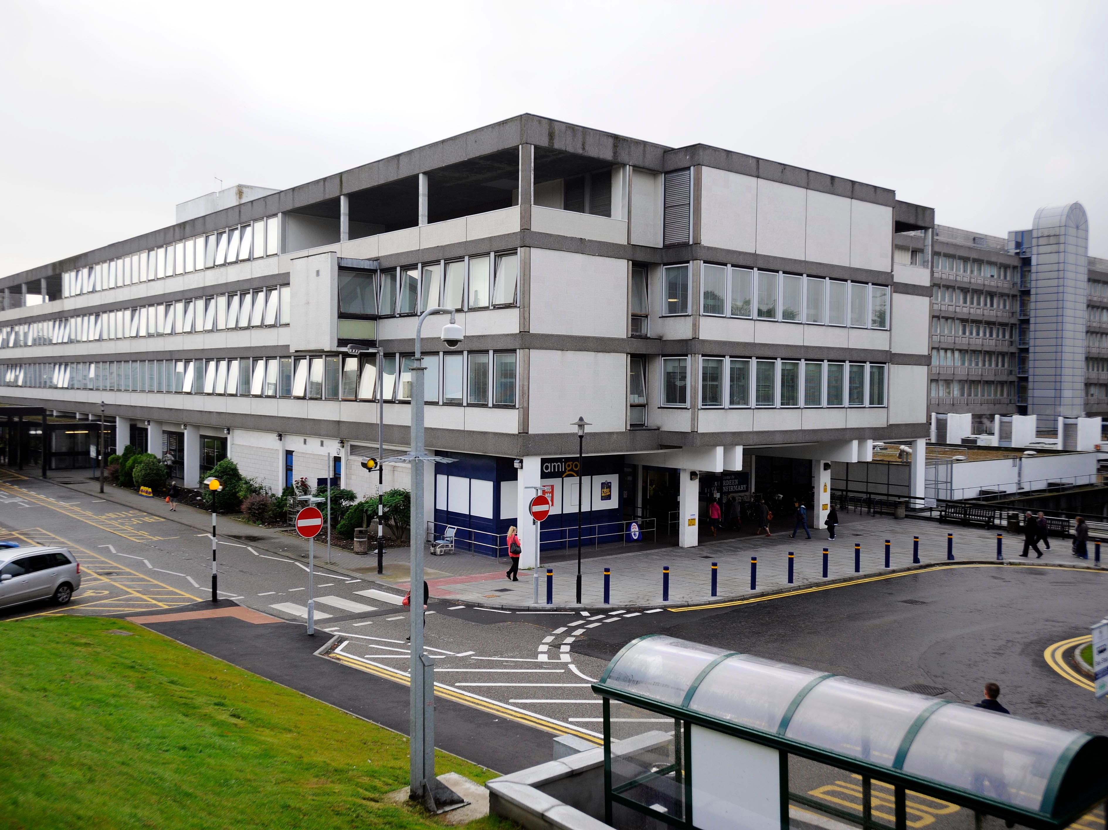 The Aberdeen Royal Infirmary (pictured) and Dr Gray’s Hospital in Elgin are both said to be at capacity