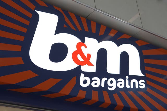 A B&M Bargains sign