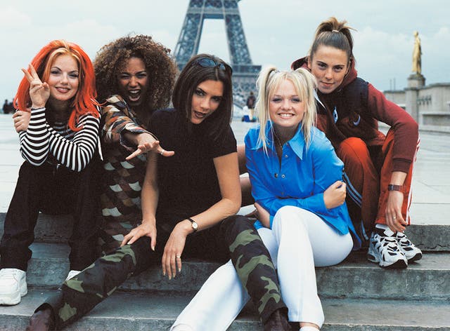 <p>Spice Girls in Paris, 1996</p>