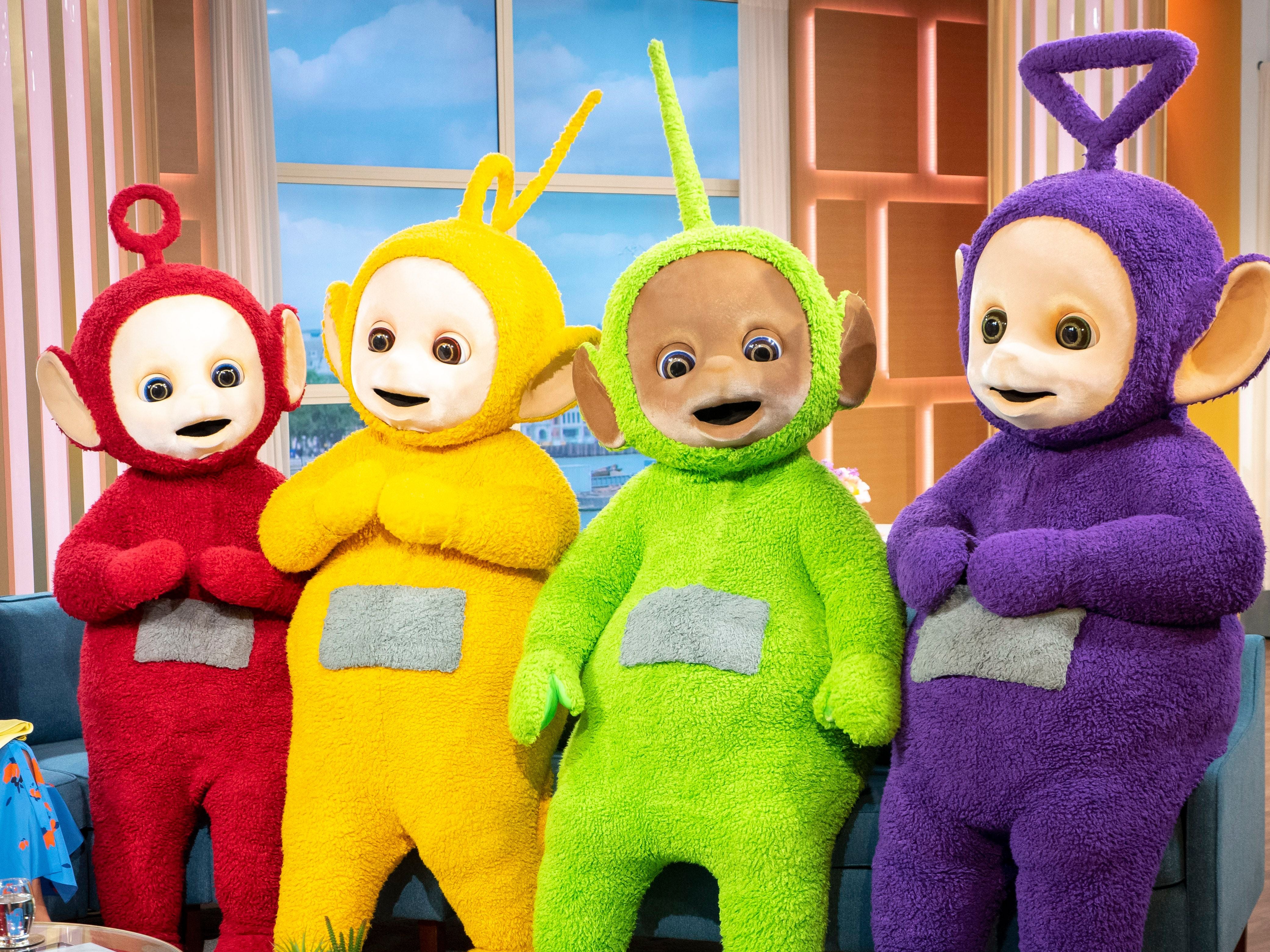 <p>The Teletubbies, as seen on ‘This Morning’ in 2019</p>