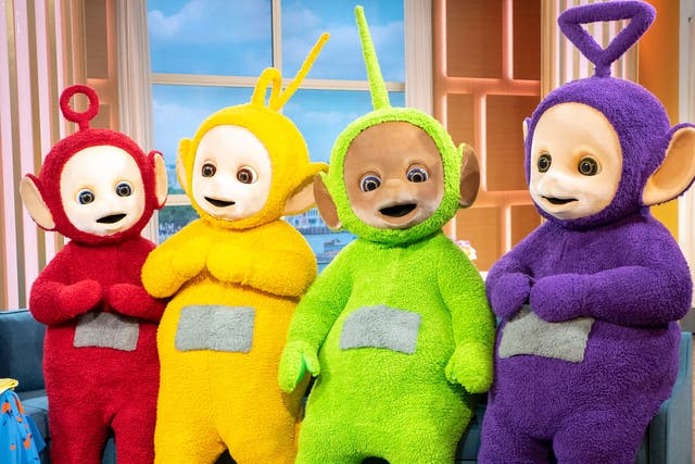 <p>The Teletubbies, as seen on ‘This Morning’ in 2019</p>