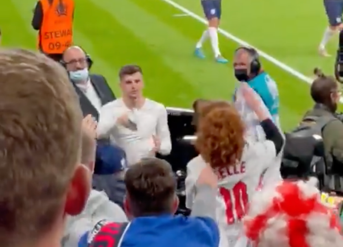 Mason Mount gives England shirt to young fan after Euro 2020 semi-final win against Denmark