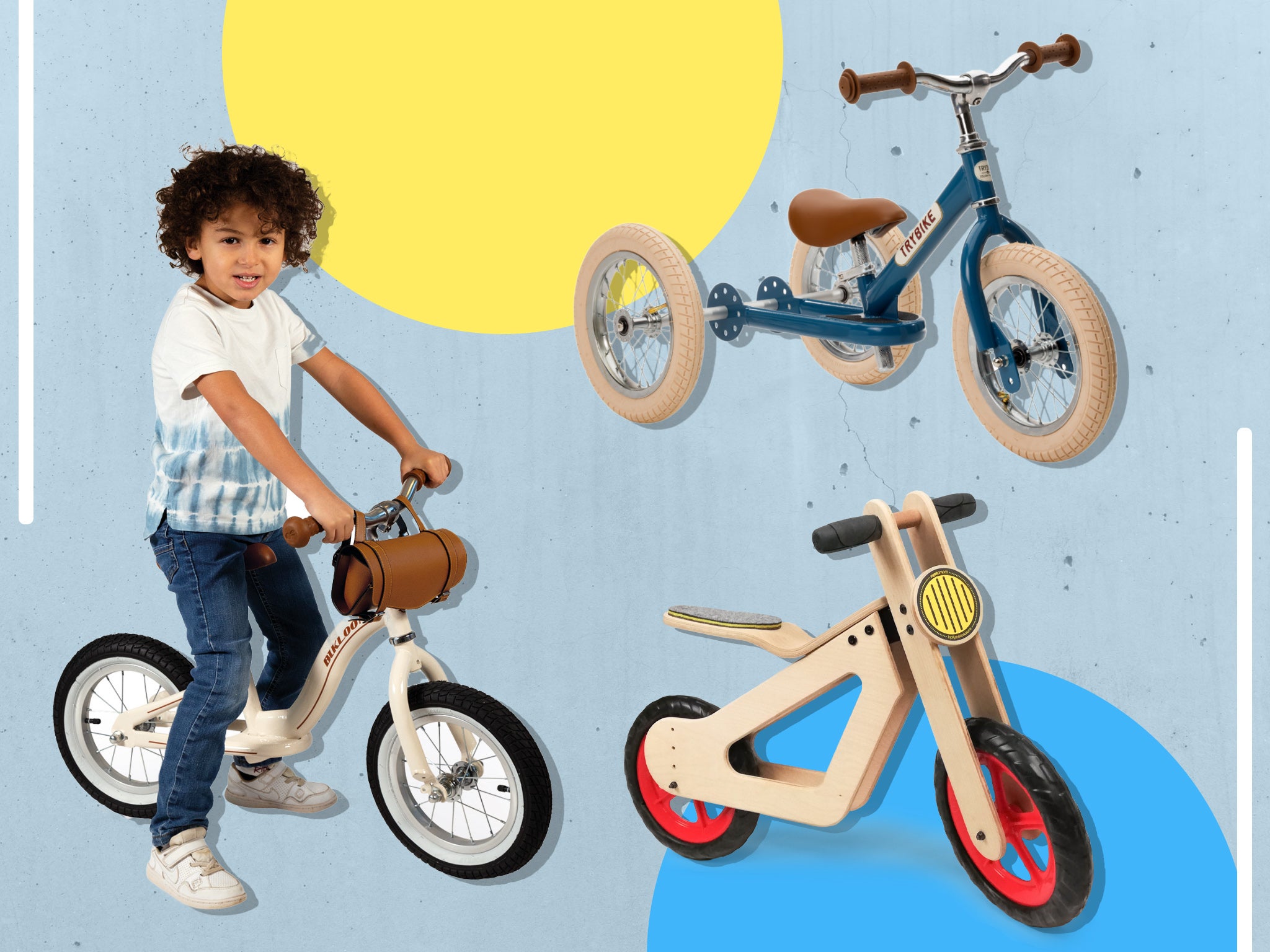 Kids Balance Bike Running Walking Training Bicycle Toy Gift Adjustable Seat UK 