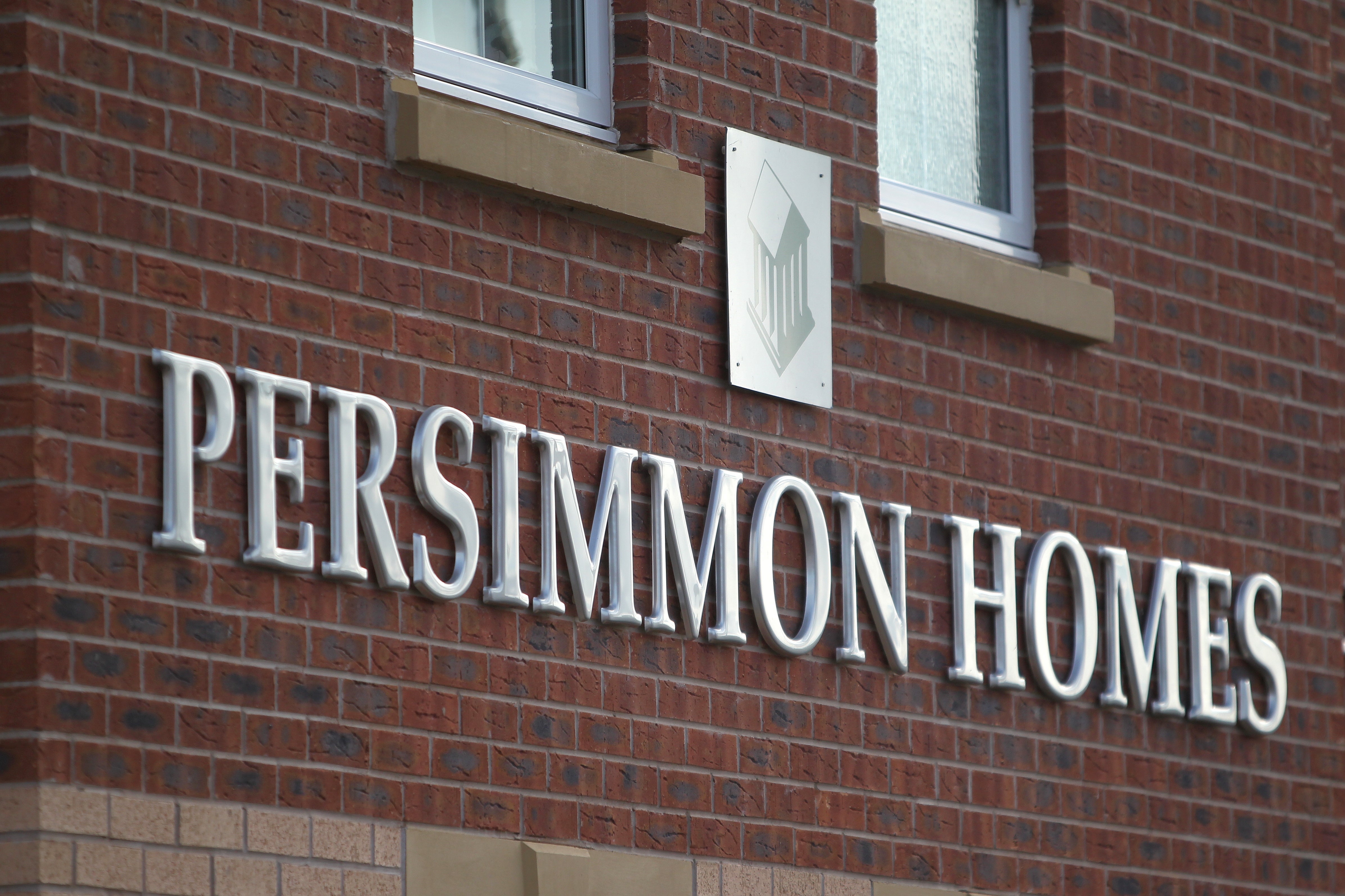 A Persimmon Homes sign